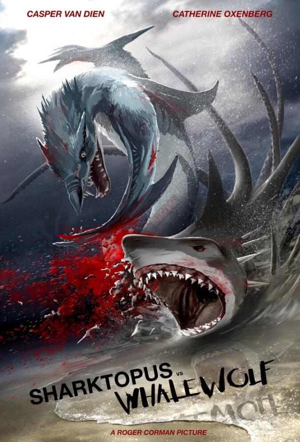 Постер к Акулосьминог против Китоволка (2015)